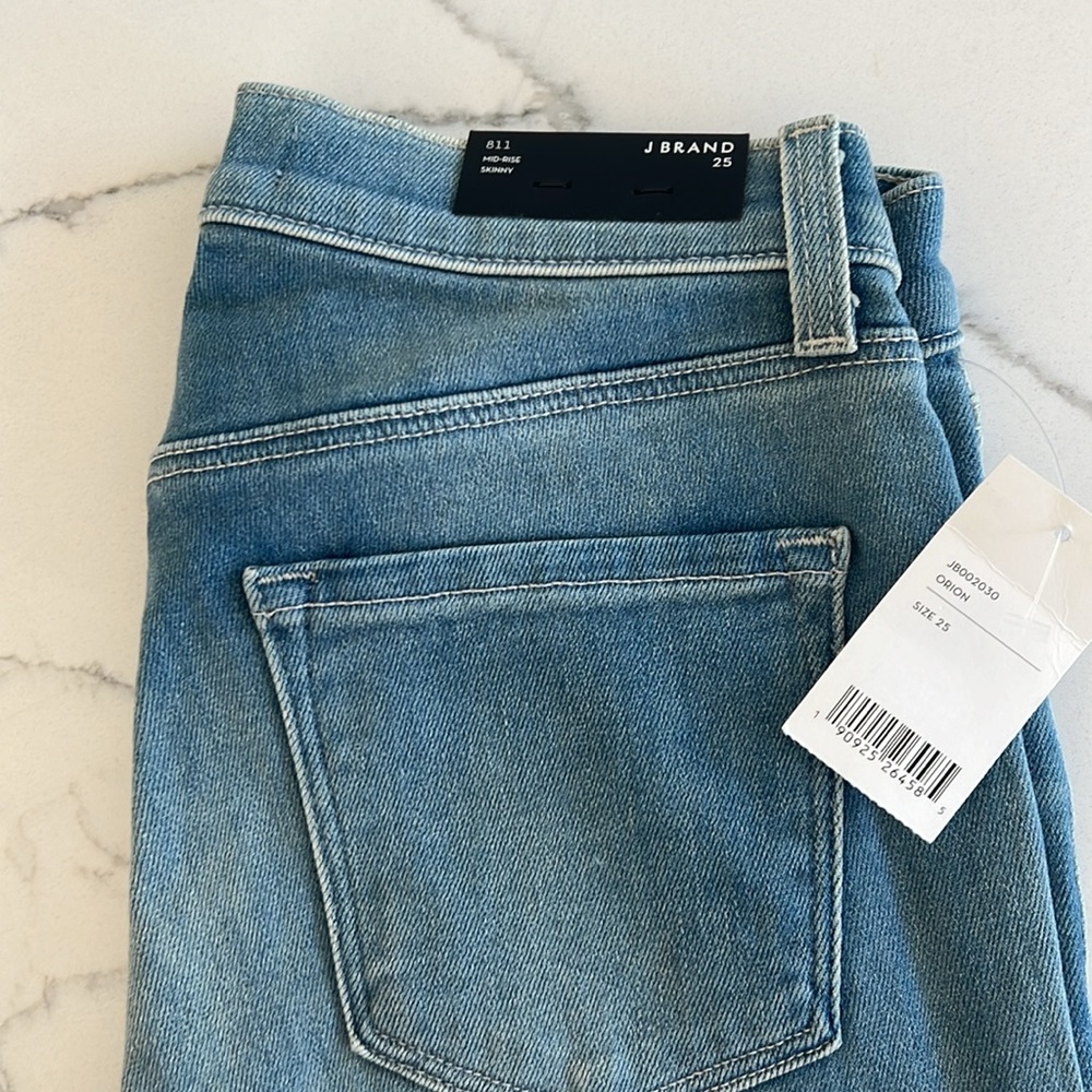 J Brand mid rise skinny